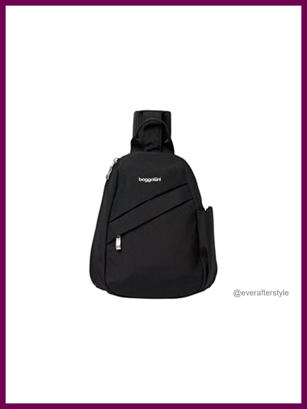 Lightweight Nylon Sling Backpack Convertible Crossbody Travel Bag